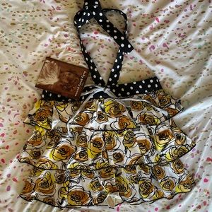 Baby Gassy Gooma ruffled halter top size 7